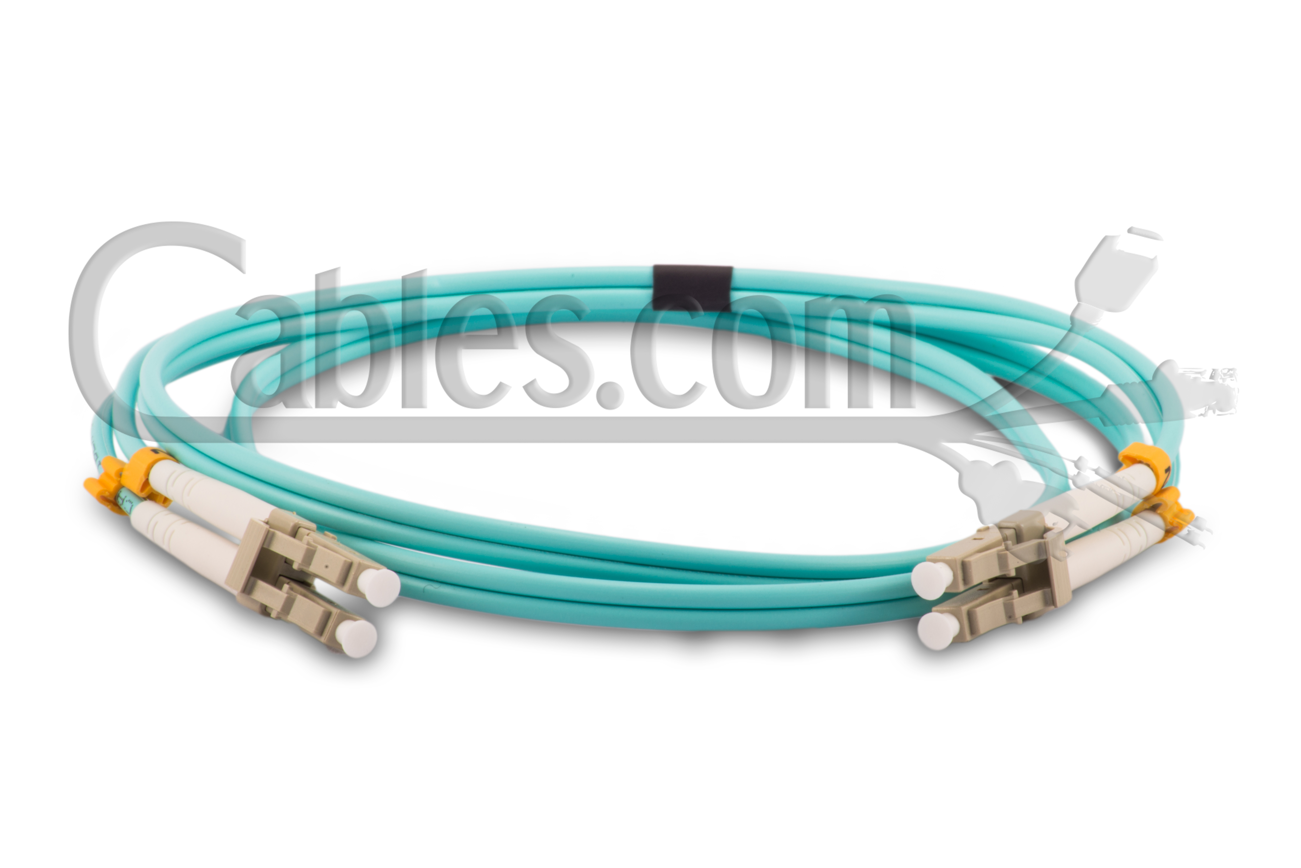 7 Meter LC to LC OM3 Duplex Multimode Fiber Optic Cable